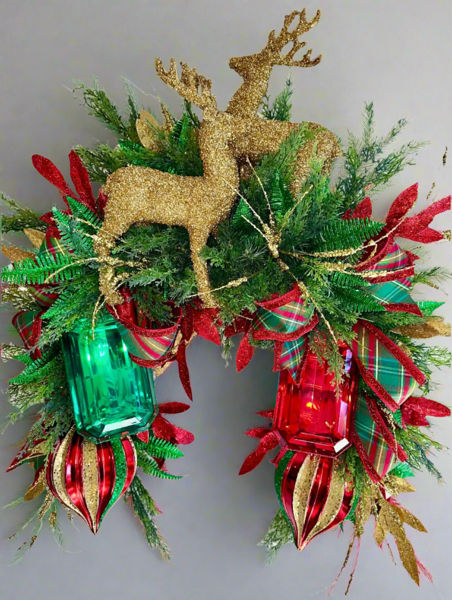 Reindeer Mirror Swag